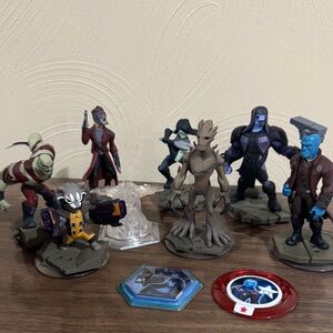 Guardians of the Galaxy Action Figures Set Disney Infinity